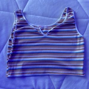 CROPPED MULTI COLOR TOP